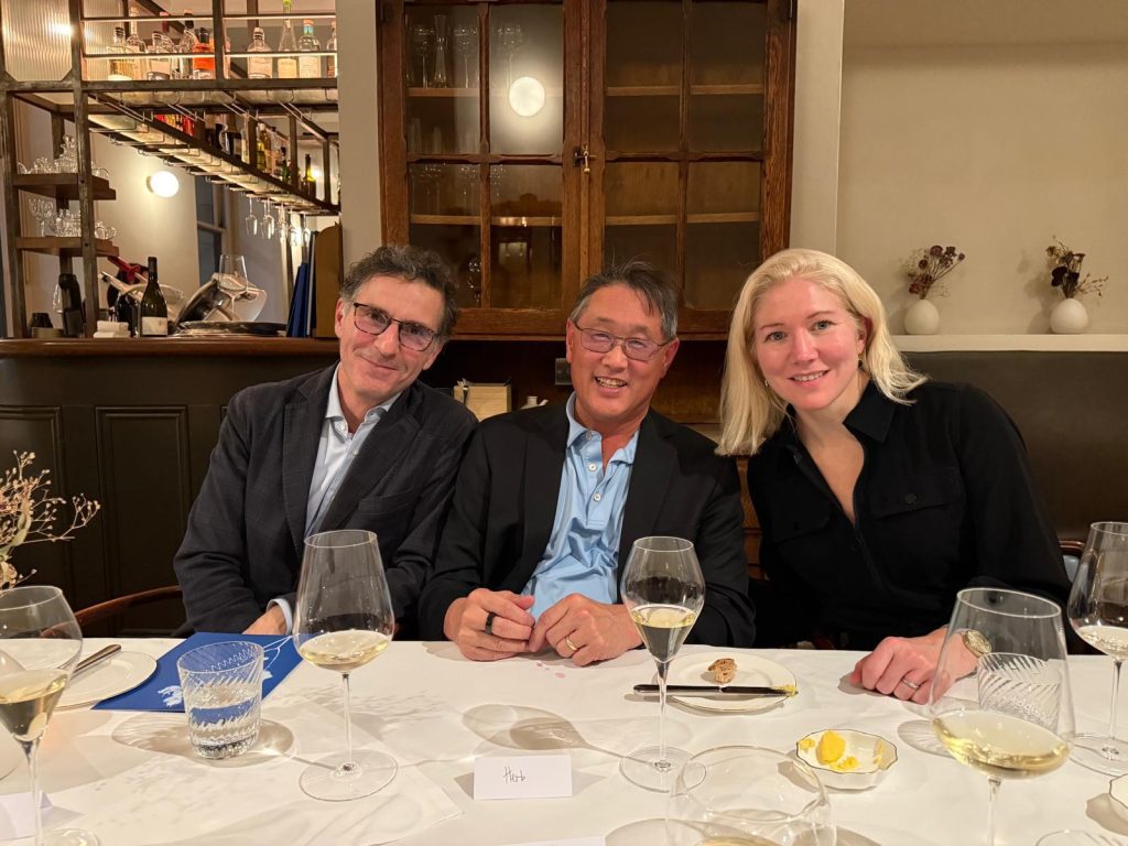 Prof Fausto Palazzo and Aimee Demarco with Prof Herb Chen